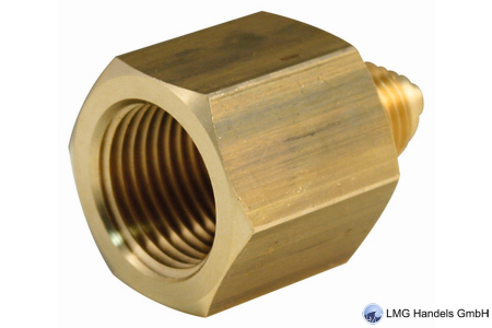 Adapter G ¼ A außen, G ½ innen, Messing
