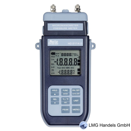 DELTAOHM Tragbare Manometer für Sicram Sonden HD 2114B.0