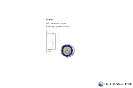 Digital Thermometer DiTemp DT3-20 Type 980 Messbereich: 0...+650°C