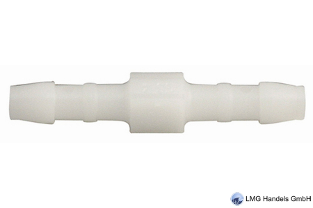 Doppeltülle für Schlauch  6/4 auf Schlauch 6/4