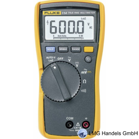 Fluke 114 Hand-Multimeter digital CAT III 600V Anzeige