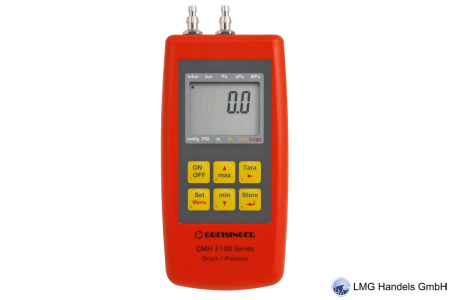Handmessgerät Druck Feinmanometer mit Datenlogger, -10,0 ... +350,0 mbar GMH 318