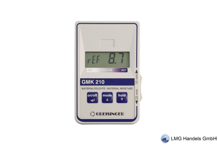 Handmessgerät für Materialfeuchte für Caravan und Boot GMK 210 GREISINGER