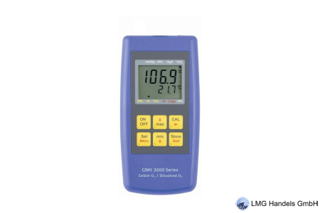 Handmessgerät für gelösten Sauerstoff Sensor 30m mit Datenlogger GMH3651-L30-GE