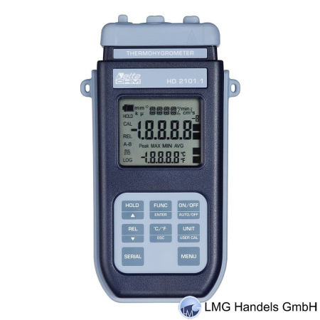 Handmessgerät für relative Feuchte und Temperatur HD 2101.1 R im Koffer