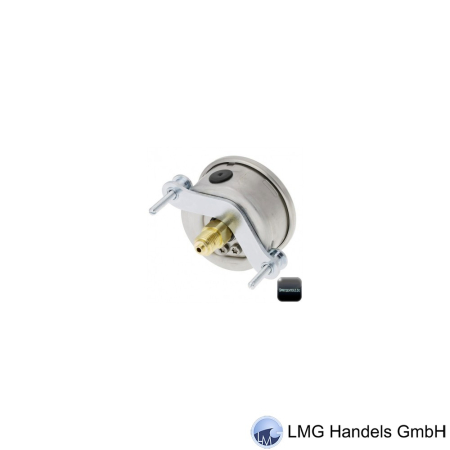 Manometer ø 063mm Marine & Industrie ohne Rand, Glycerinfüllung Klemmbügel