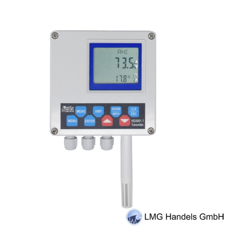Messumformer für relative Feuchte und Temperatur Druck HD 2001  230 Vac