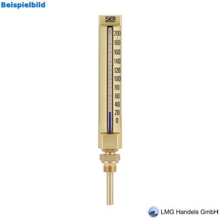 ​​​​​​​Premium Maschinenthermometer Typ 271B - Oberteil 200mm Gerade