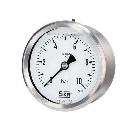 Rohrfedermanometer Marineausführung, 0 bis 10 bar Ø 63mm MREM15107500G