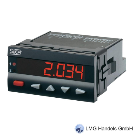 SIKA Durchfluss Anzeigeelektronik mit 6-stelliger LED-Anzeige