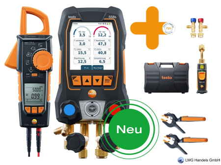 Smarte digitale Monteurhilfe Smart Vakuum Set inkl. Data Logging und Stromzange