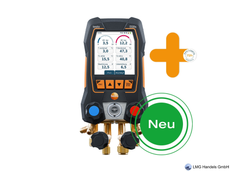 Smarte digitale Monteurhilfe mit 4-Wege-Ventilblock und intuitivem Touchscreen