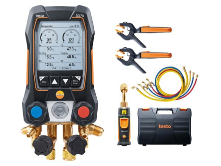 testo 557s Smart Vakuum Set mit Füllschläuchen - Smarte digitale Monteurhilfe mi