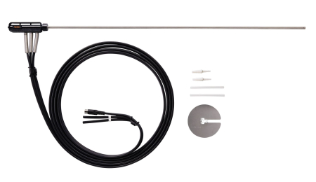 Staurohr, Edelstahl, Länge 750 mm - zur Messung der Strömungsgeschwindigkeit