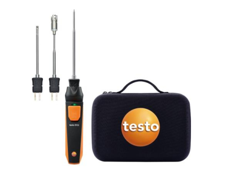 testo 915i Temperatur-Set - Thermometer mit Temperaturfühlern und Smartphone-Bed