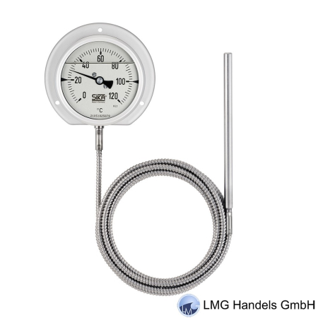 Zeigerthermometer Dieselmotorenausführung mit Kapillarleitung