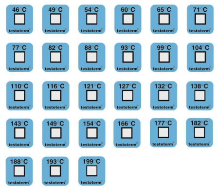 testoterm - Messpunkte (+65 °C)